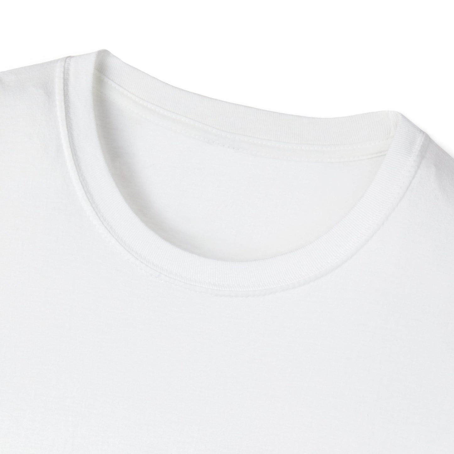 Funny Motivational Unisex Softstyle T-Shirt - "Powered by Mini Habits & Mild Panic"