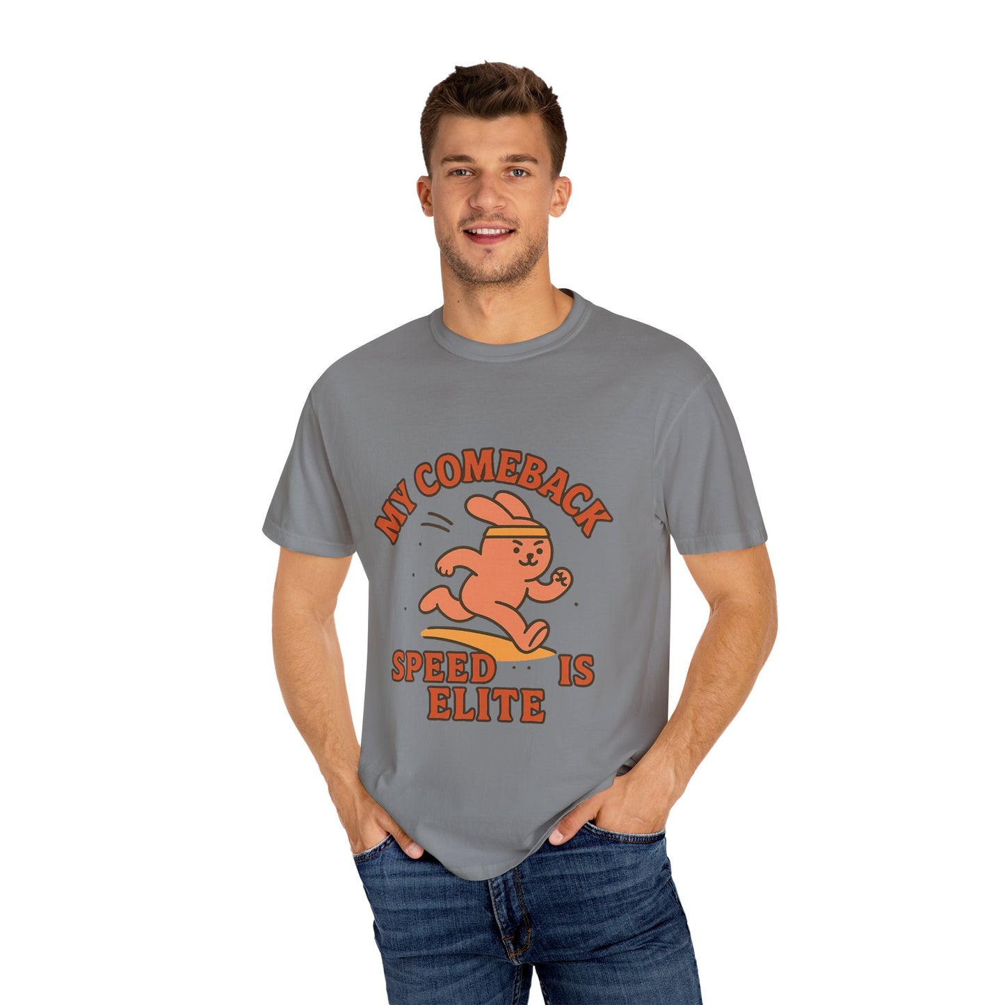 Retro Motivational T-Shirt - 'My Comeback Speed is Elite'