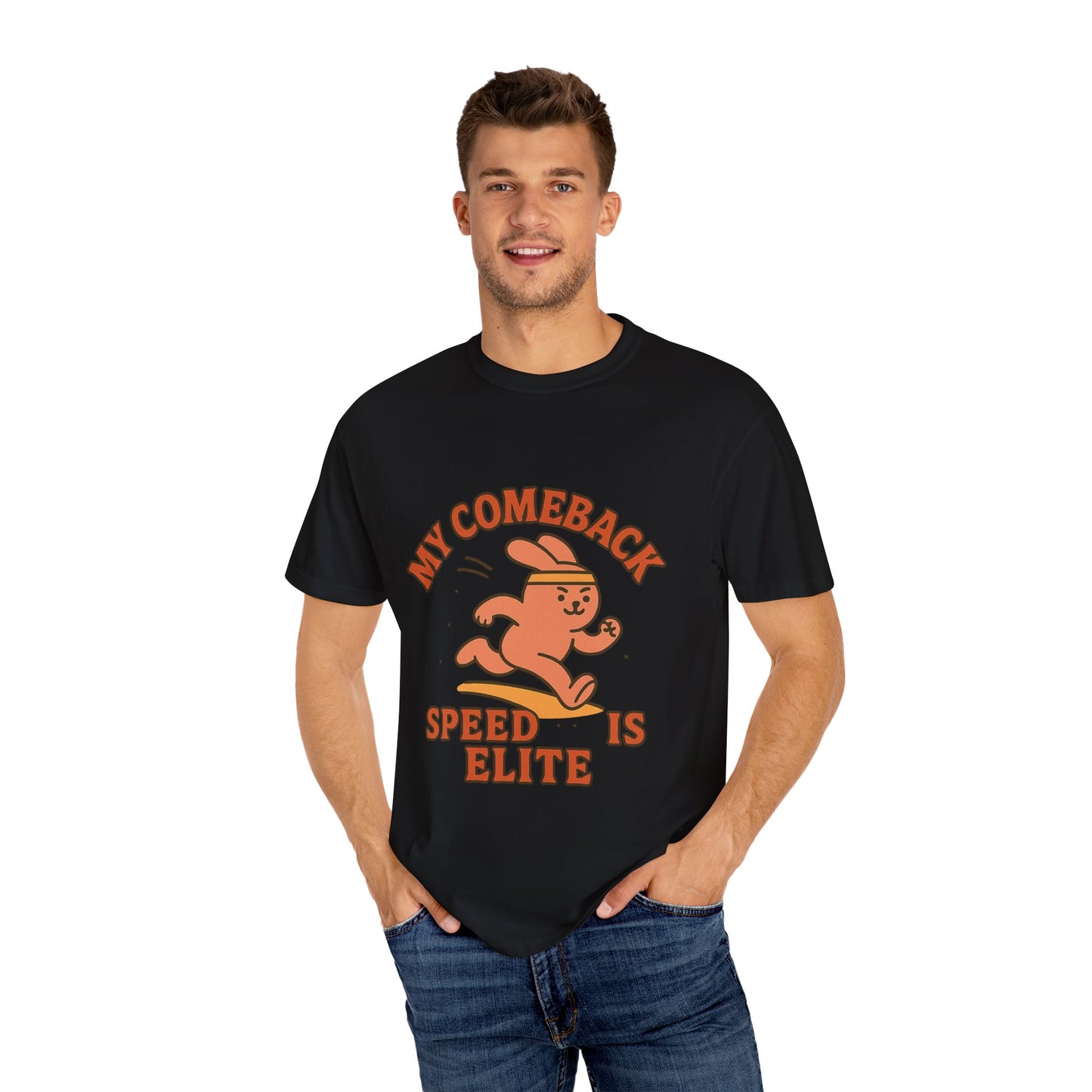 Retro Motivational T-Shirt - 'My Comeback Speed is Elite'
