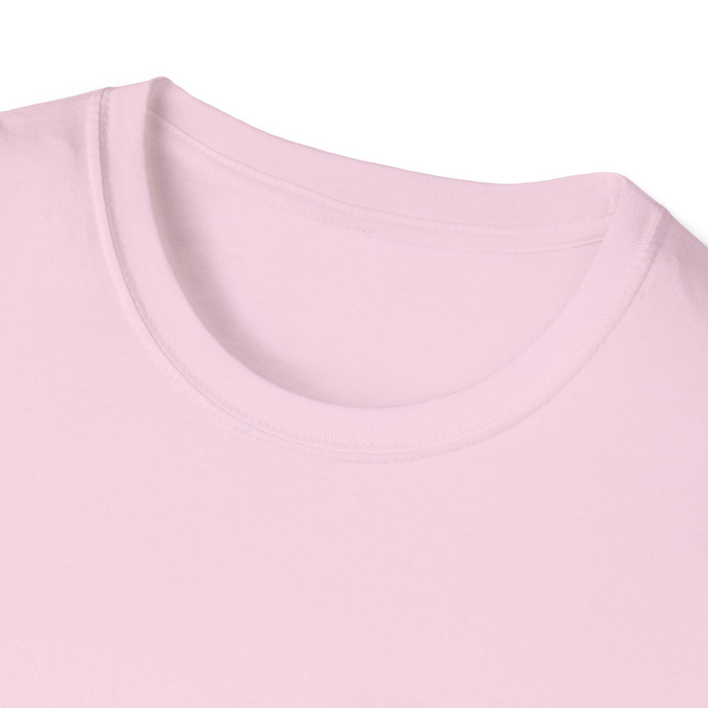 Funny Motivational Unisex Softstyle T-Shirt - "Powered by Mini Habits & Mild Panic"