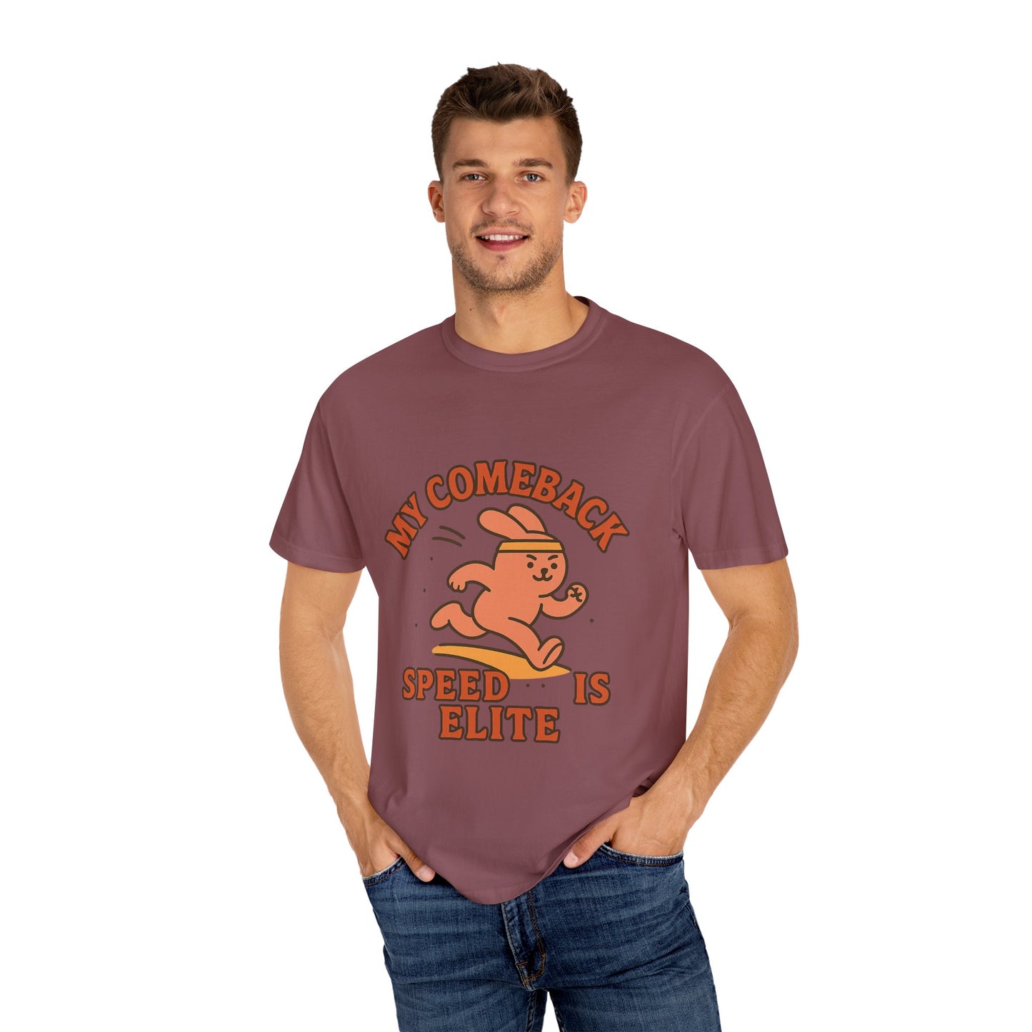 Retro Motivational T-Shirt - 'My Comeback Speed is Elite'