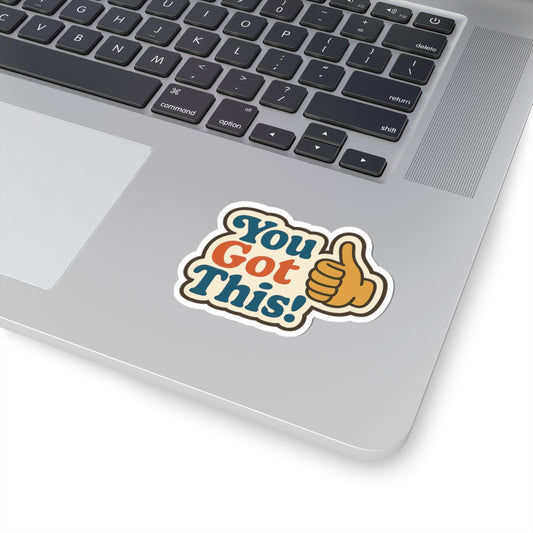 Encouraging Kiss-Cut Stickers - "You Got This!" - Motivational Decals for Laptops, Journals, and More!