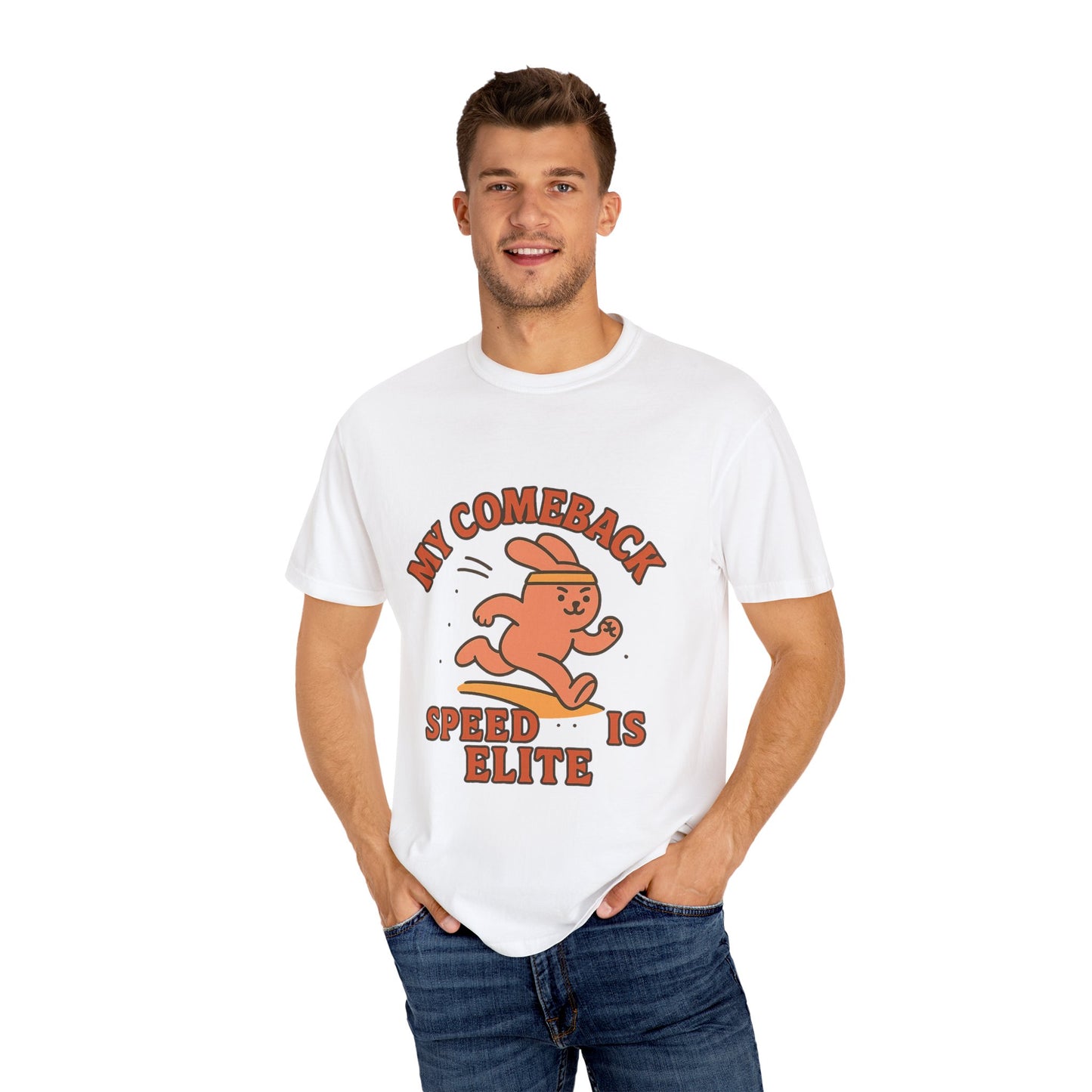 Retro Motivational T-Shirt - 'My Comeback Speed is Elite'