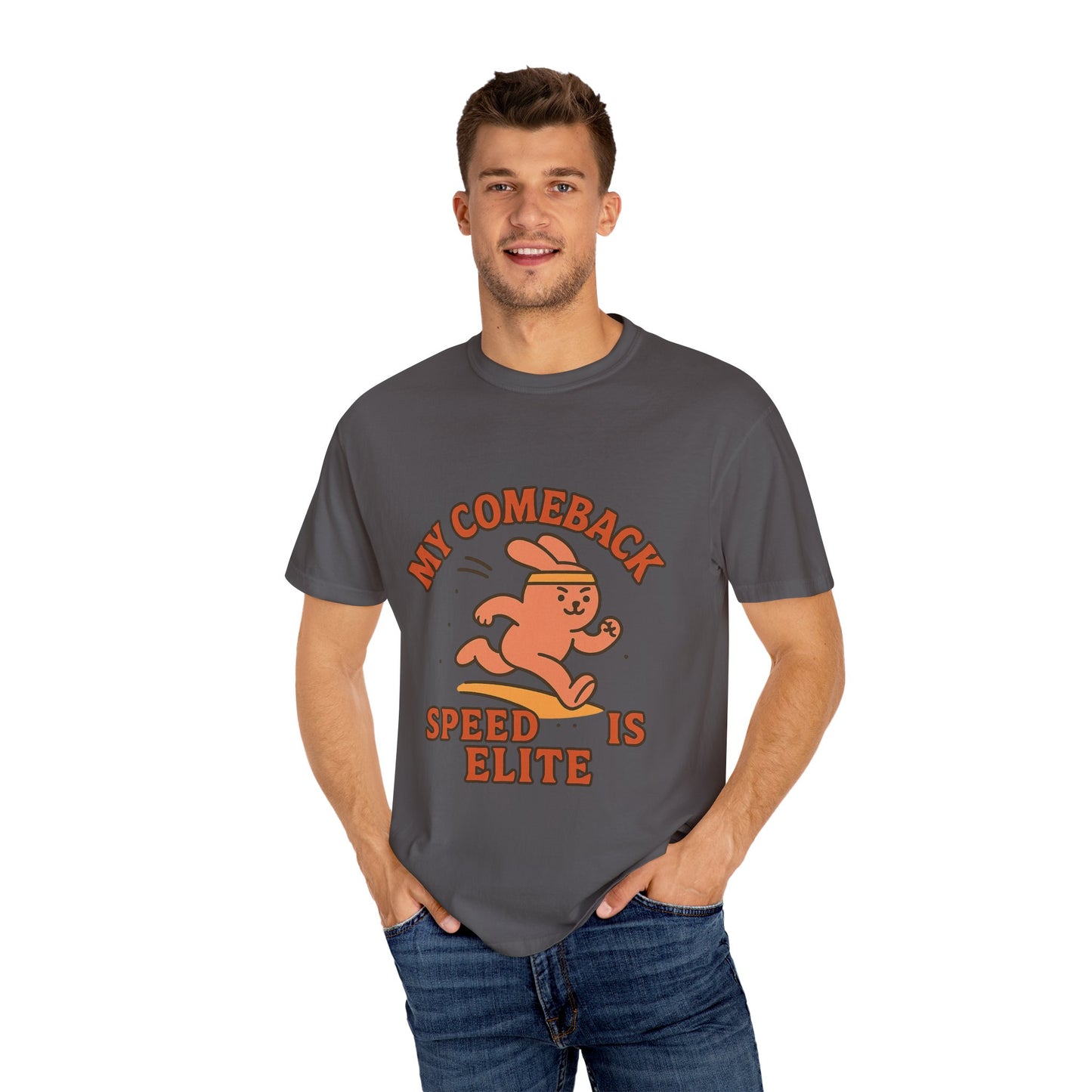 Retro Motivational T-Shirt - 'My Comeback Speed is Elite'