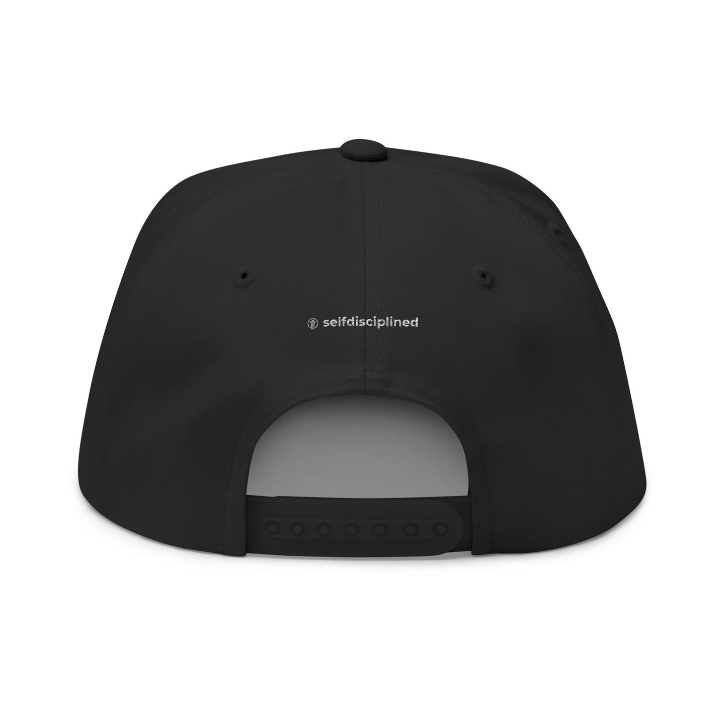 Return. — Embroidered Flat Bill Snapback